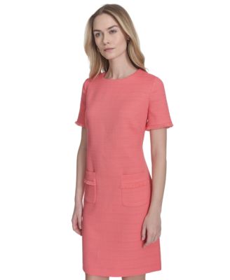 Tommy Hilfiger Women's Hopsack Shift Dress - Macy's