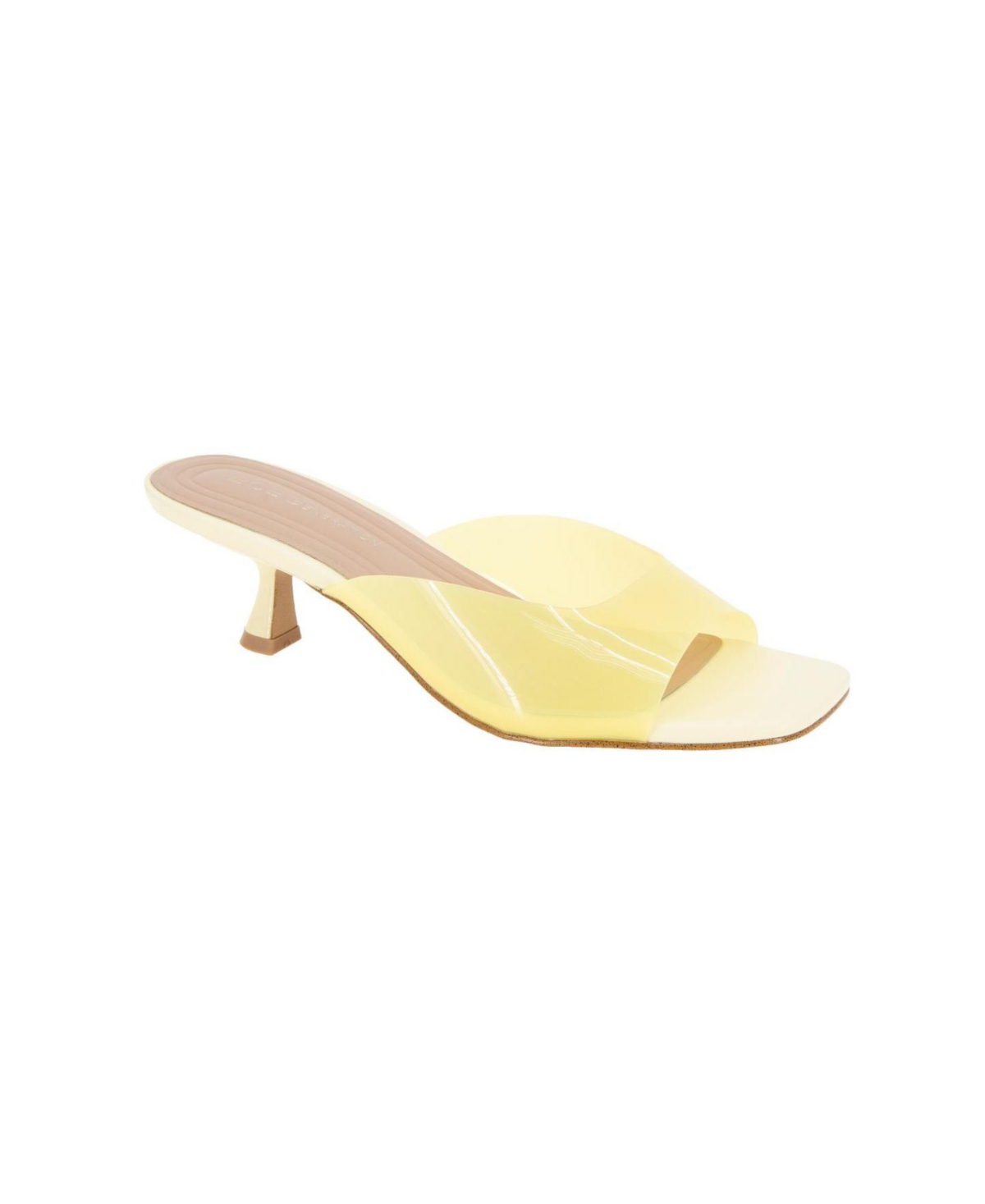 Bcbgeneration Women's Inika Vinyl Slip On Dress Sandals In Daisy