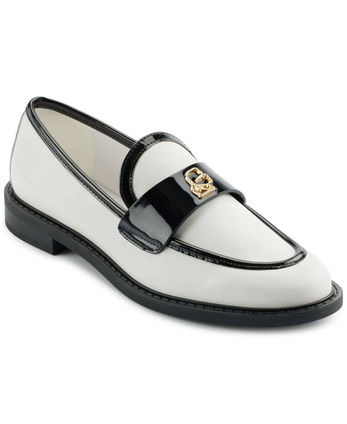 Karl Lagerfeld Rylyn Ii Loafer In Bright White,black