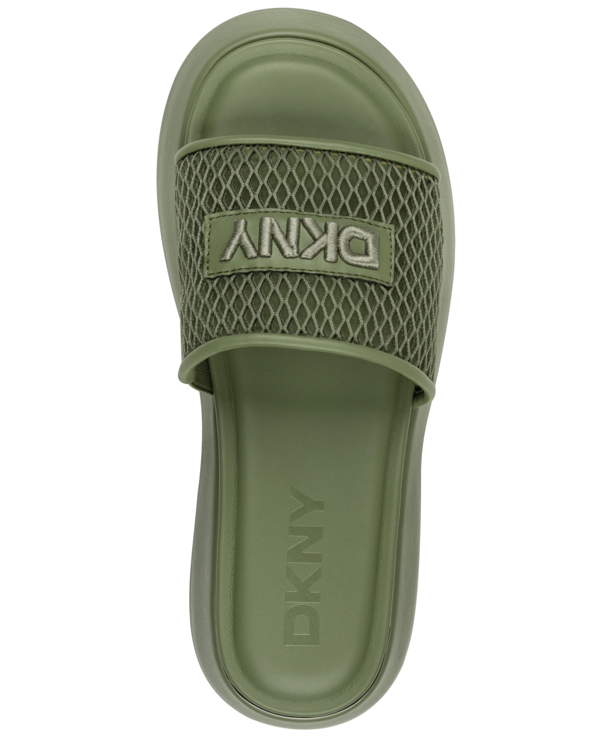 Shop Dkny Women's Iredell Slide Sandal In Green