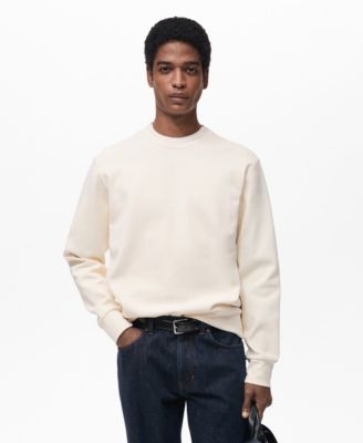MANGO - Men's EU Regular-Fit Cotton Sweatshirt