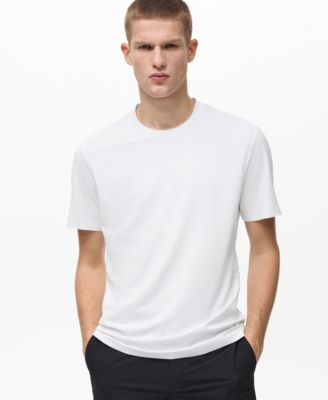 MANGO - Men's EU Slim-Fit Comfort Stretch T-Shirt