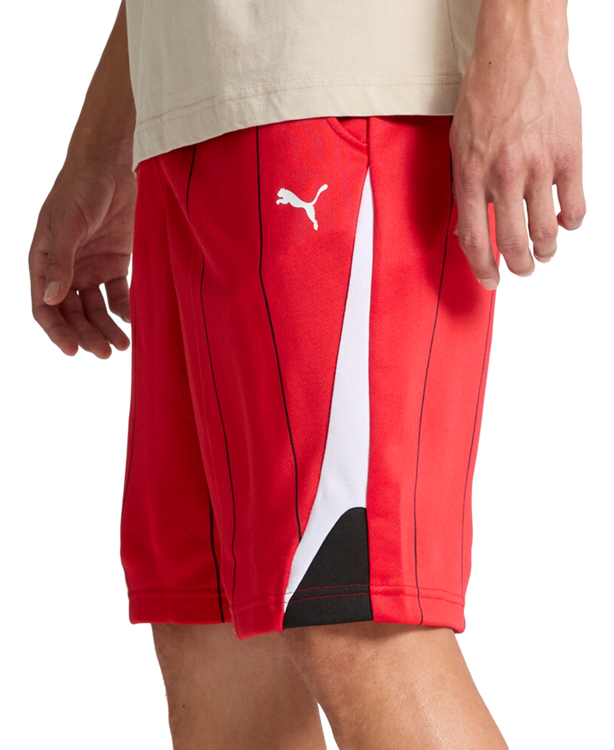 Puma Ferrari Race Shorts In Red