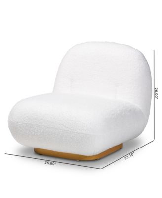 26.8" Paiva Modern and Contemporary Boucle Upholstered Accent Chair