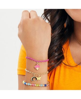 Encanto Set of 2 Charm Bracelets and 1 Stretch Beaded Bracelet, Officially Licensed, 6"