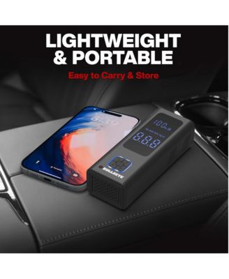  7" x 2.5" x 1.75" Pocket Air Pro 6000mAh Electric Portable Rechargeable Tire Inflator Air Compressor