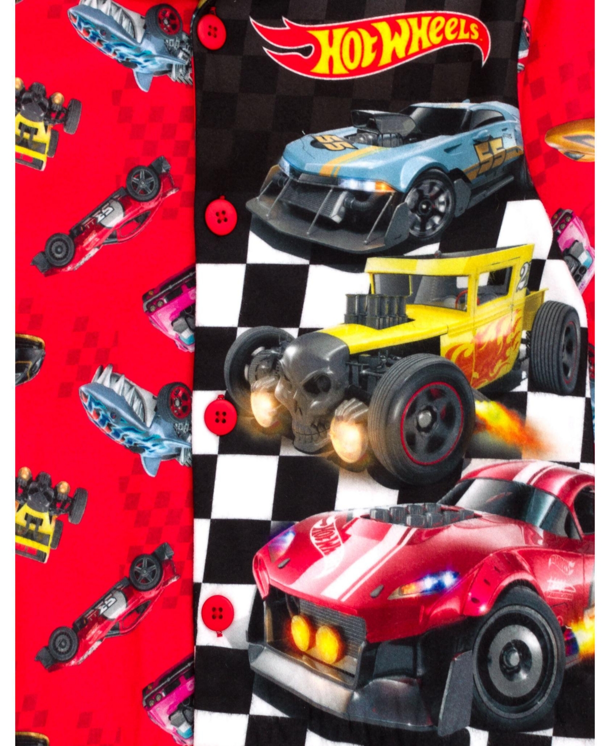Hot Wheels Boys Pajama Shirt and Pants