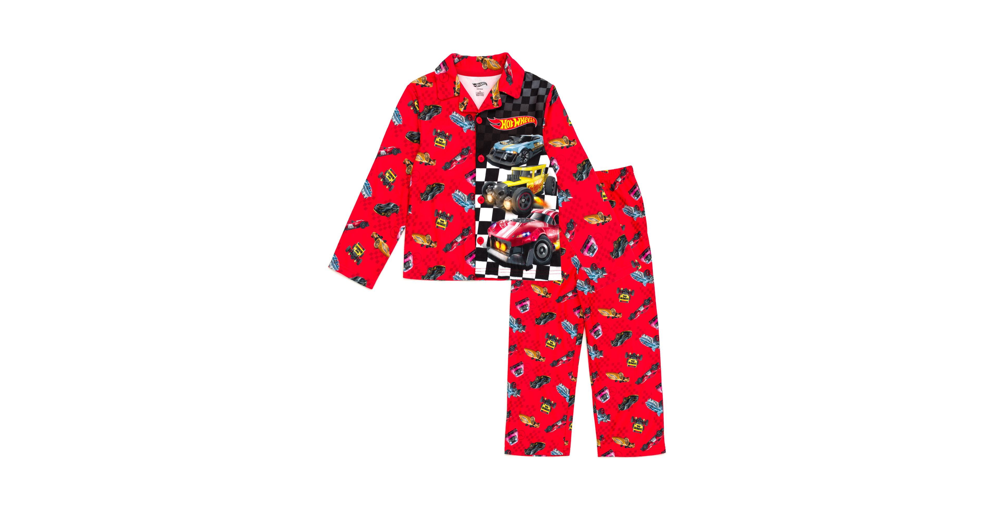 Hot Wheels Boys Pajama Shirt and Pants