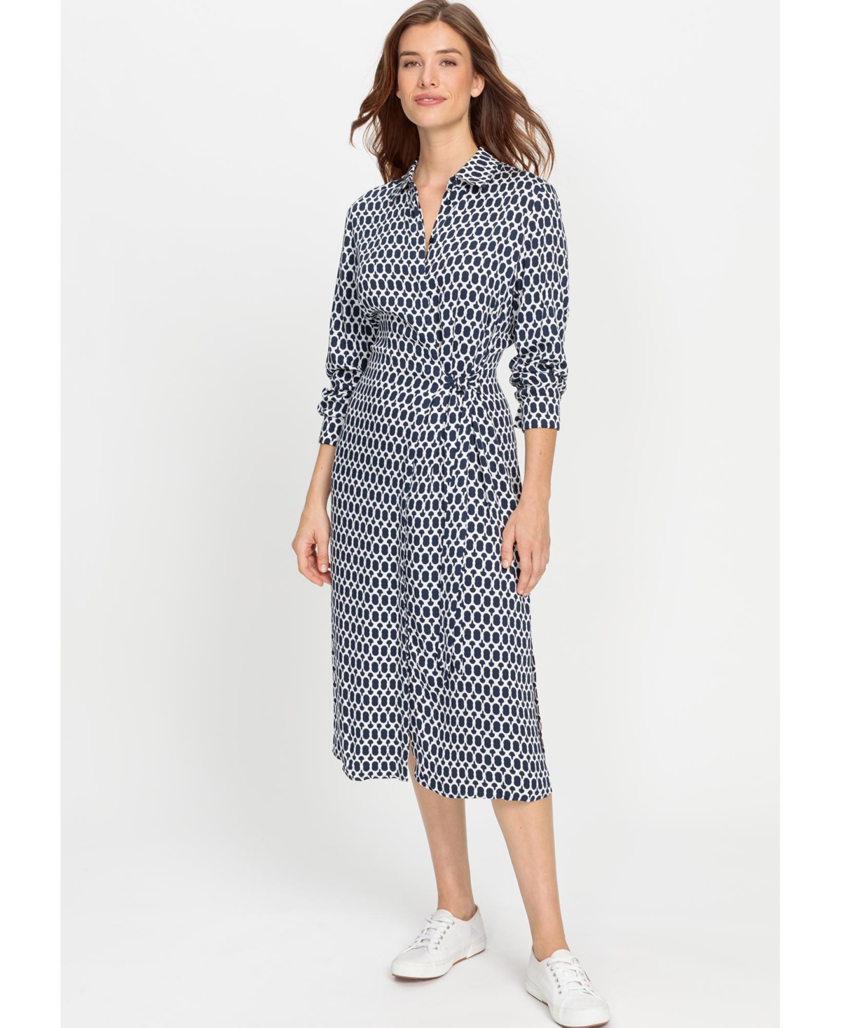 Shirt Dress Wi - Ink blue