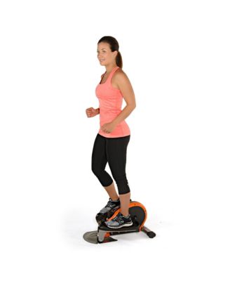 Stamina Inmotion E1000 Compact Lower Body Cardio Workout Strider Elliptical Machine with Exercise Display Tracker and Fitness App, Orange