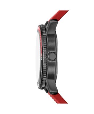 Men's Lachman Three-Hand Date, Black Alloy Watch