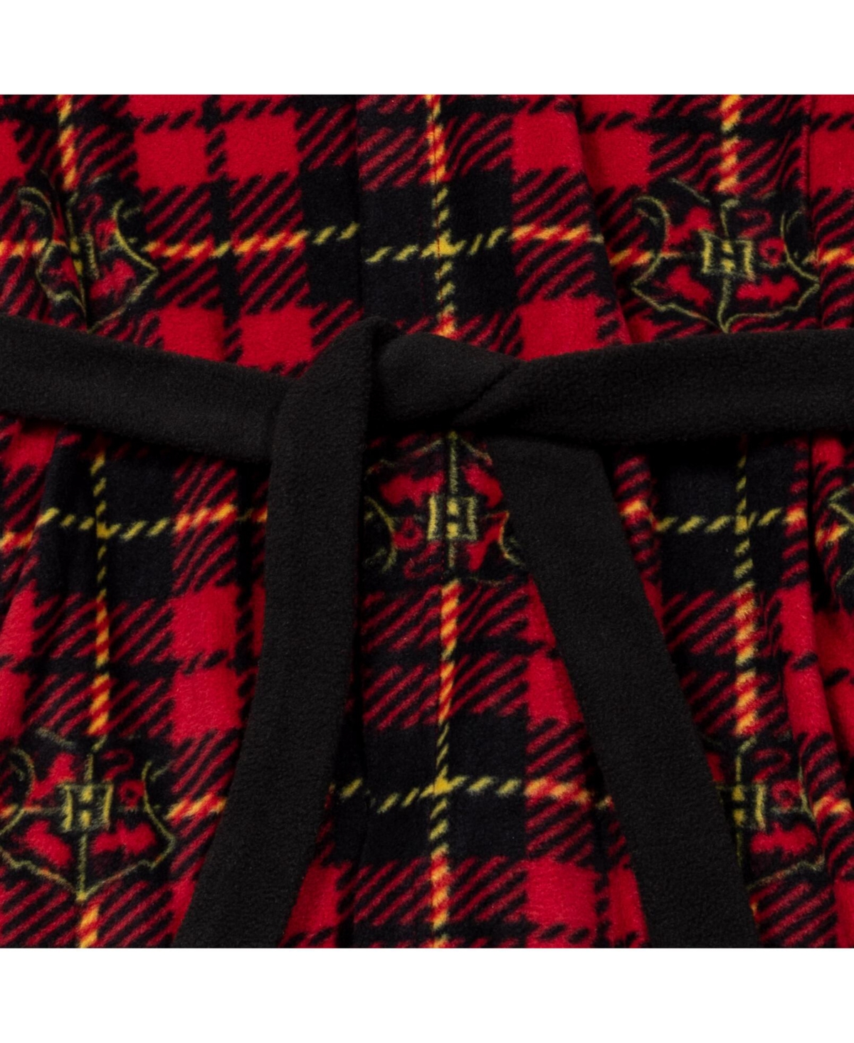 Harry Potter Boys Gryffindor Hufflepuff Ravenclaw Slytherin Fleece Long Sleeve Pajama Sleep Robe