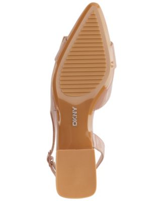 Clemma Buckle Slingback Flats