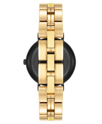 Women's Connect It Prism Smartwatch with Gold-Tone Metal Alloy and White Silicone Band, 30mm