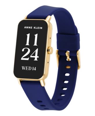 Women's Connect It Illume Smartwatch with Brown Leather and Blue Silicone Band, 37mm