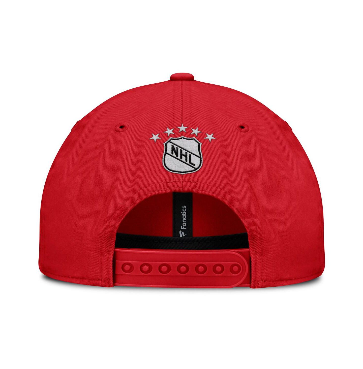 Мужская кепка Fanatics Red Chicago Blackhawks Decades Collection Adjustable Hat — фото 2