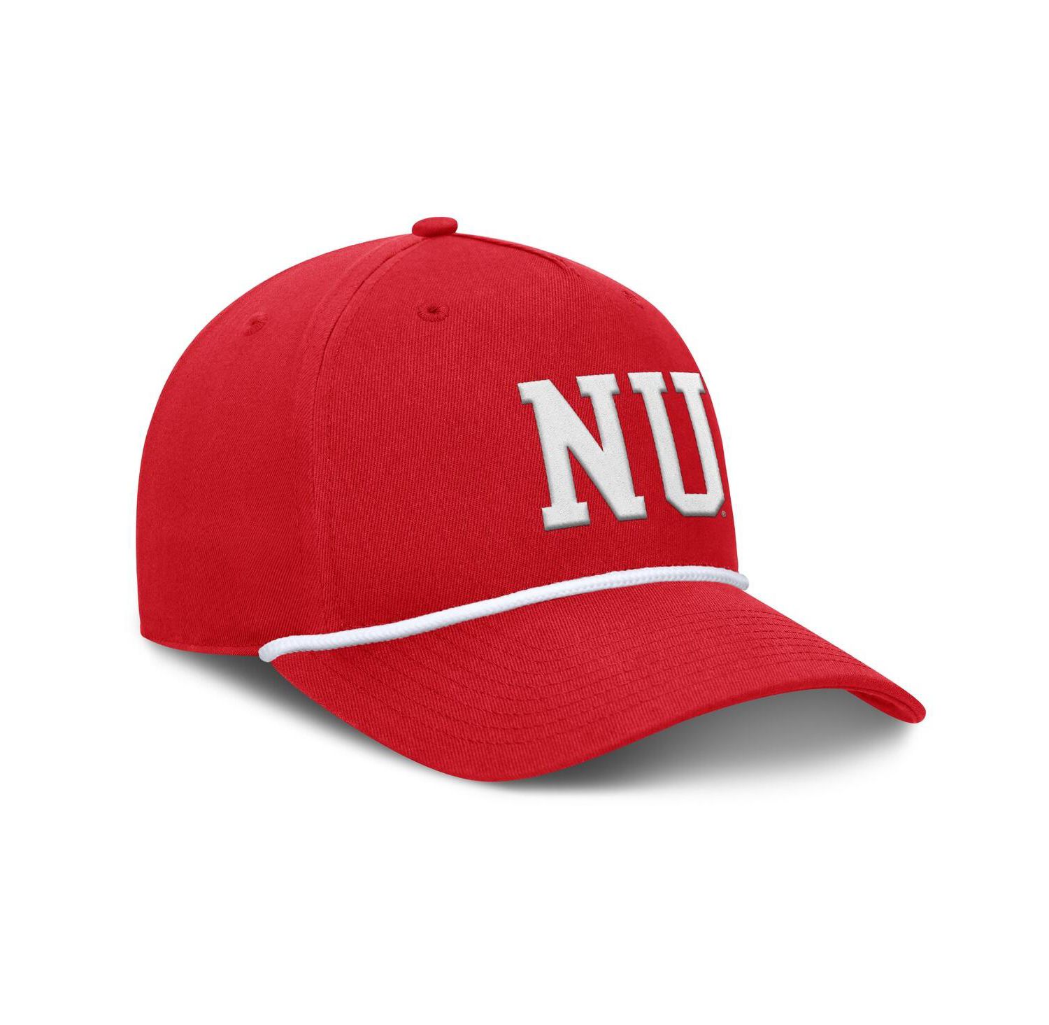 Men's Scarlet Nebraska Huskers Foul Ball Rope Adjustable Hat