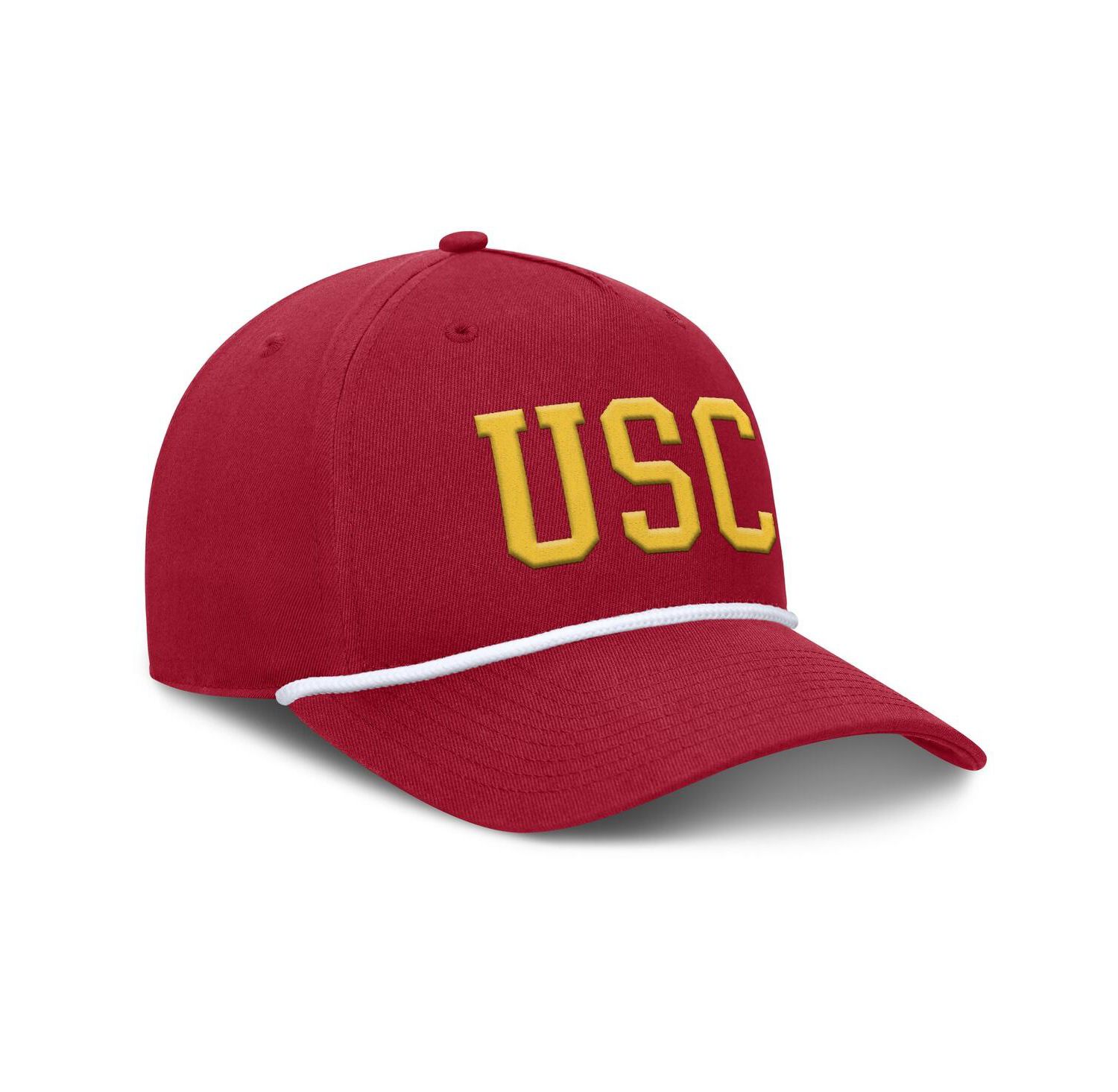 Men's Cardinal USC Trojans Foul Ball Rope Adjustable Hat