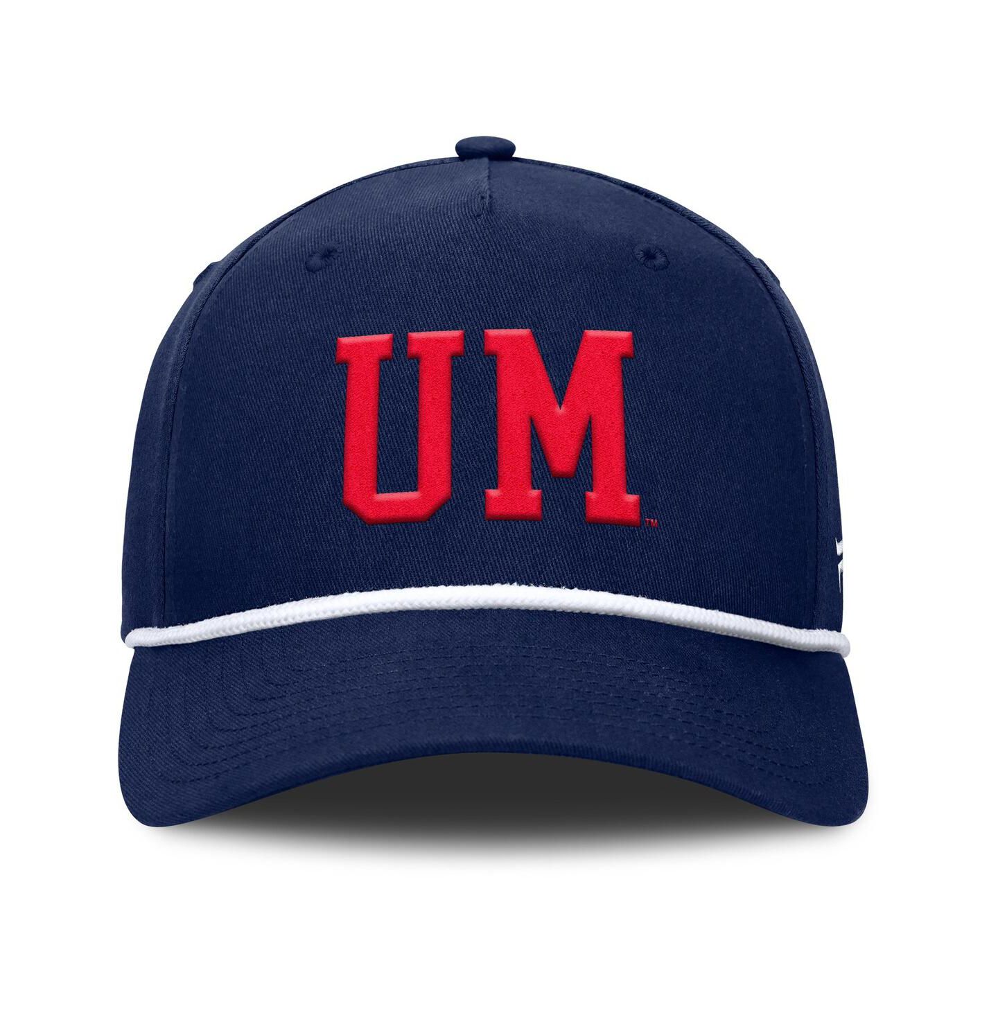 Мужская кепка Fanatics Navy Ole Miss Rebels Foul Ball Rope Adjustable Hat — фото 4