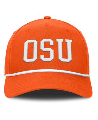 Men's Orange Oklahoma State Cowboys Foul Ball Rope Adjustable Hat