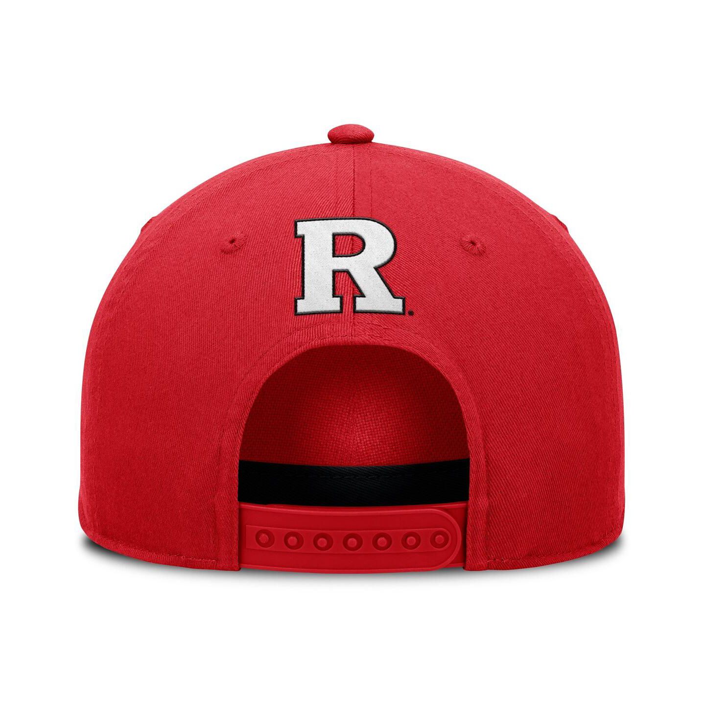 Мужская кепка Fanatics Scarlet Rutgers Scarlet Knights Foul Ball Rope Adjustable Hat — фото 2