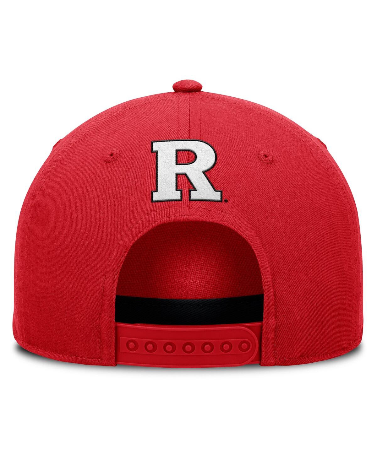 Fanatics Men's Scarlet Rutgers Scarlet Knights Foul Ball Rope Adjustable Hat In Scarlet