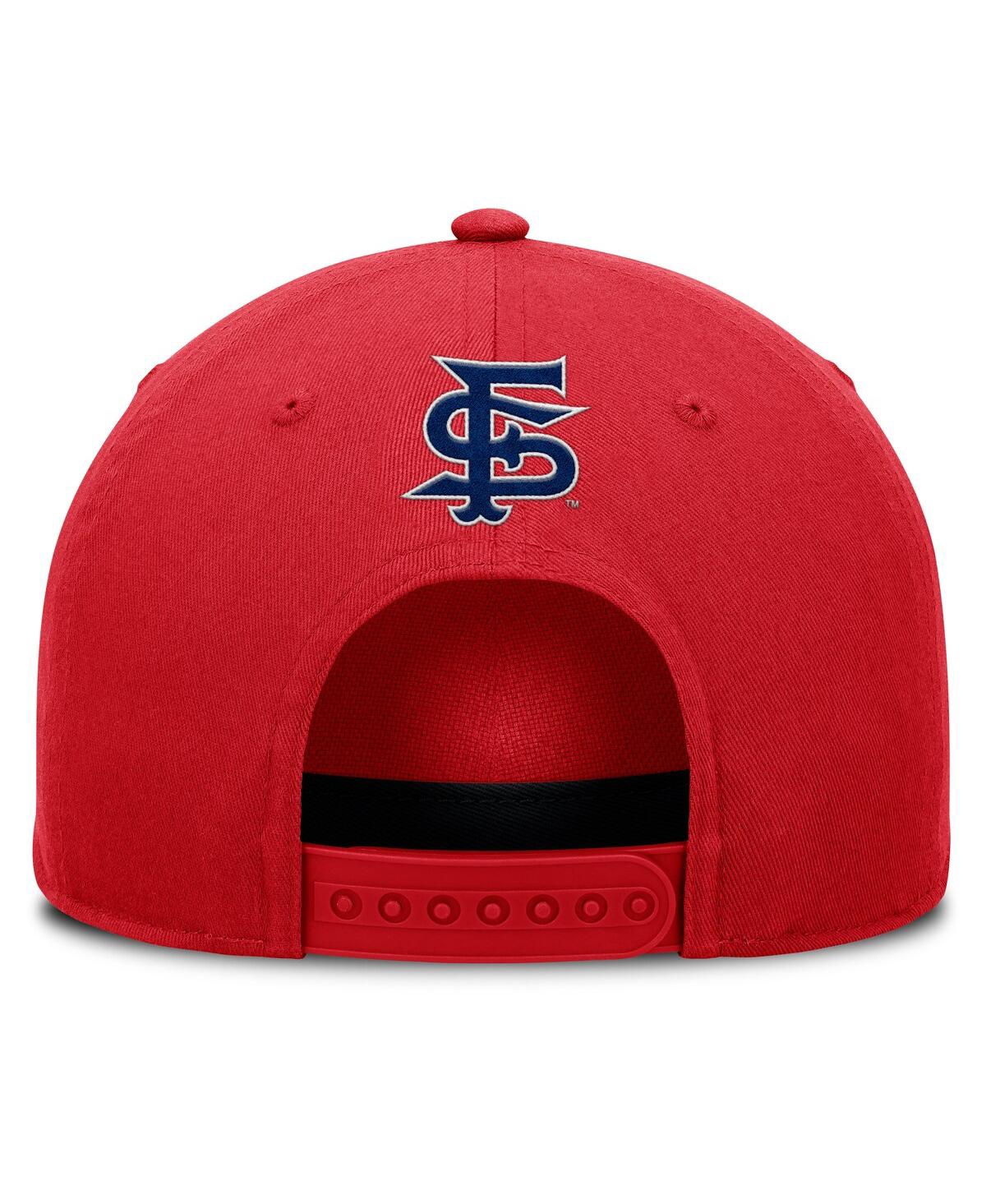 Fanatics Men's Red Fresno State Bulldogs Foul Ball Rope Adjustable Hat In Red