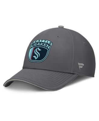 Fanatics - Men's Gray Seattle Kraken Home Ice Flex Hat