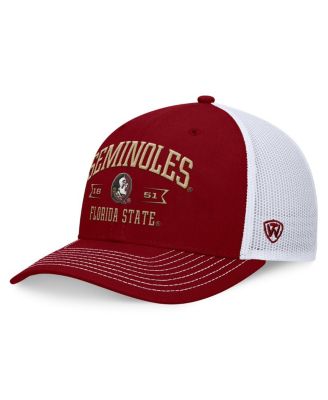 Top of the World - Men's  Garnet Florida State Seminoles Carson Trucker Adjustable Hat