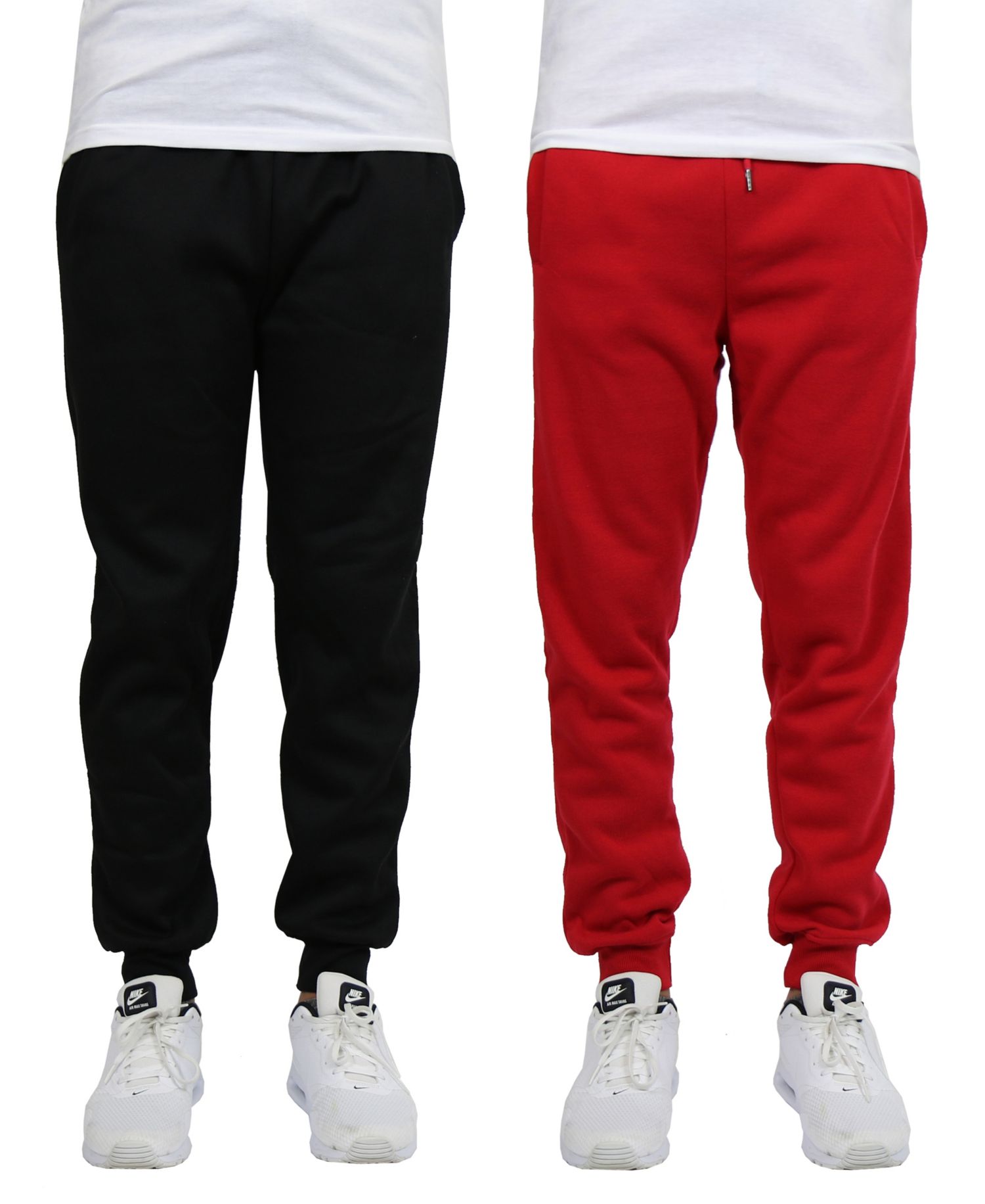 Men's 2-Pack Fleece-Lined Jogger Sweatpants