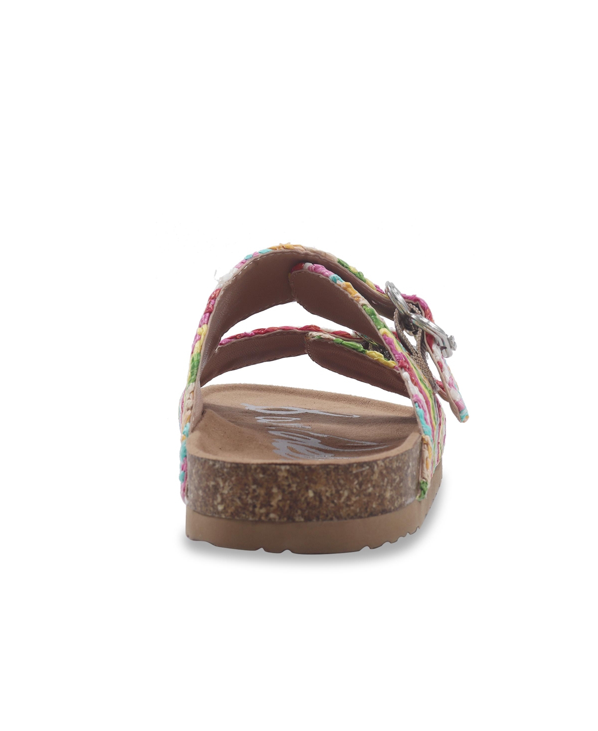 Shop Sam Edelman Little And Big Girls Kenzie Silas Double-strap Sandals In Pink Multi