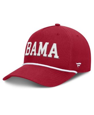 Fanatics - Men's  Crimson Alabama Crimson Tide Foul Ball Rope Adjustable Hat