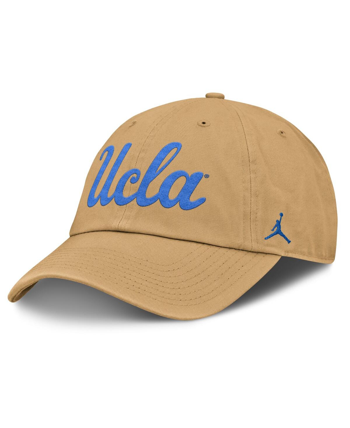 JORDAN MEN'S KHAKI UCLA BRUINS PRIMETIME CLUB ADJUSTABLE HAT 