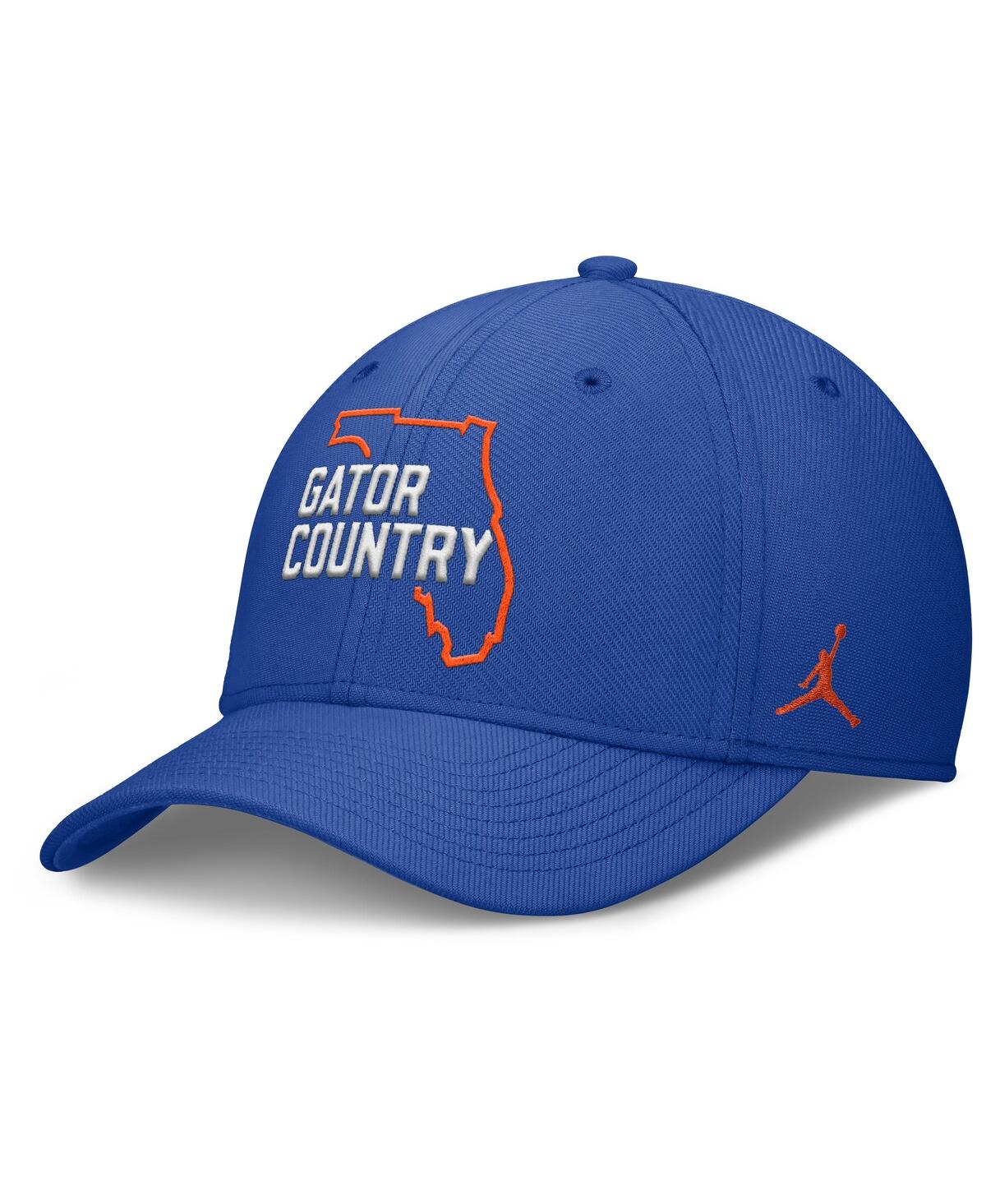 JORDAN MEN'S ROYAL FLORIDA GATORS LOCAL SWOOSH FLEX HAT 