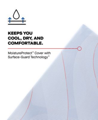 Posturepedic Hybrid Edelston 12" Medium Tight Top Mattress Set - Queen Split