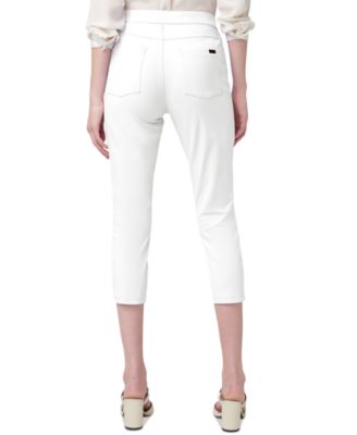 Women's Mid-Rise Pull-On Denim Capri Leggings