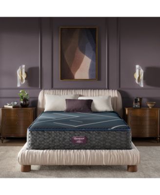 Beautyrest - World Class Level Four 13.5" Hybrid Plush Tight Top Mattress Set - Twin XL