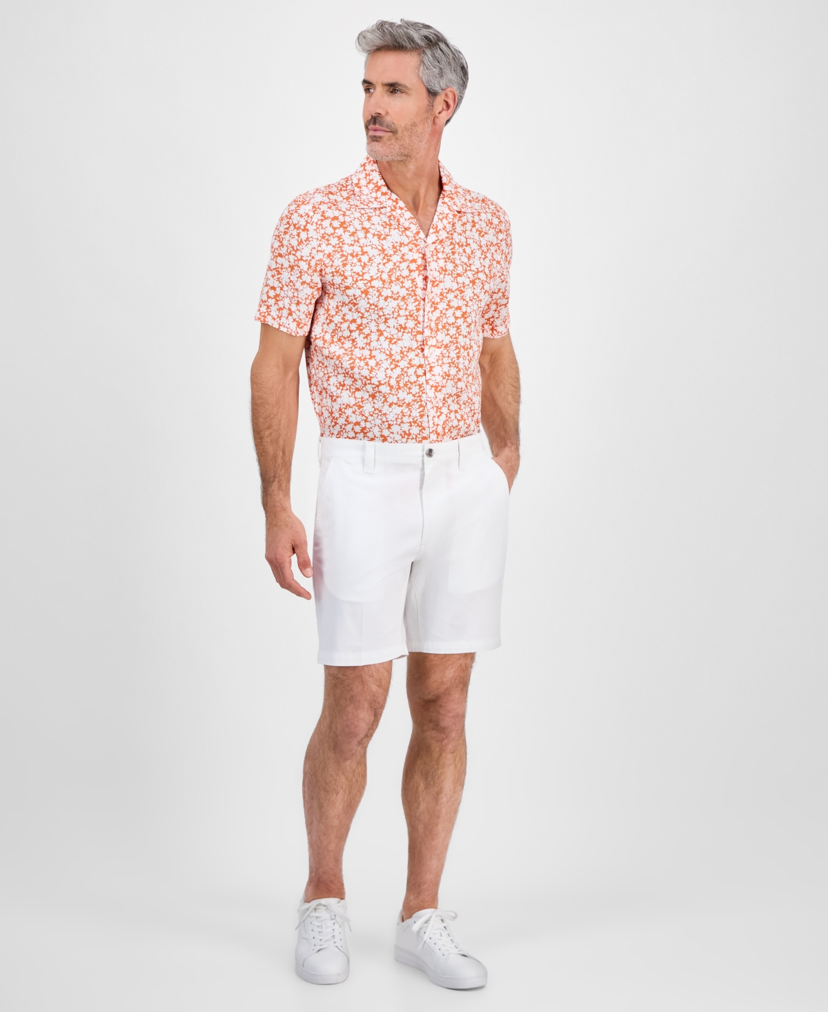 Michael Kors Men's Signature Stretch-cotton Shorts