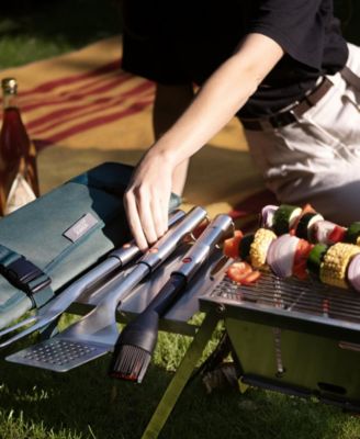 GrillOut 16" BBQ Fork with Retractable Head