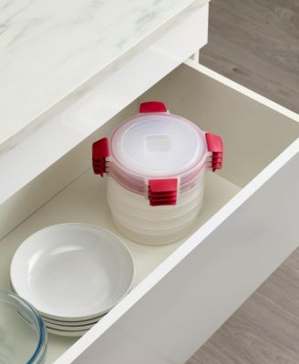 Nest Lock 8-Piece Round Food Storage Container Set