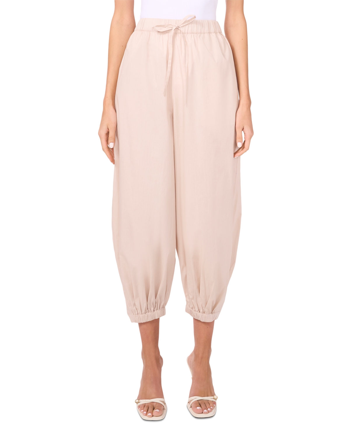 Women's The Calliope Cotton Cropped Joggers - Rainy Day
