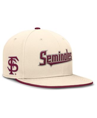 Nike - Men's  Natural Florida State Seminoles Primetime True Performance Fitted Hat