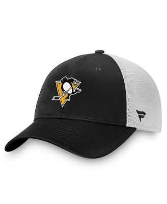 Fanatics - Men's  Black/White Pittsburgh Penguins Core Primary Logo Trucker Adjustable Hat