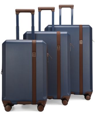Luxe Journey 3-Piece Expandable Retro Spinner Luggage Set