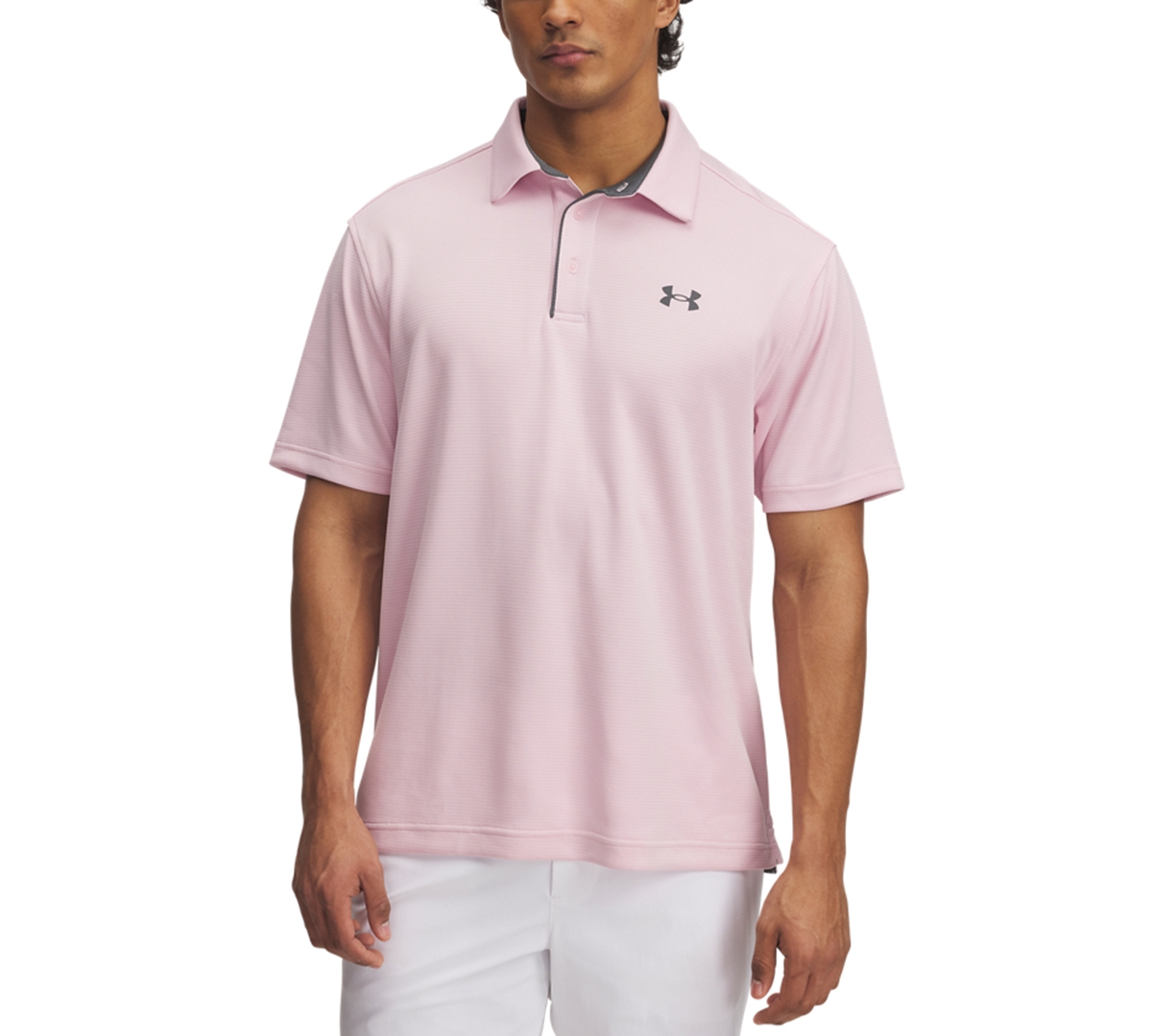 Under Armour Men's Tech Polo T-shirt In Pink