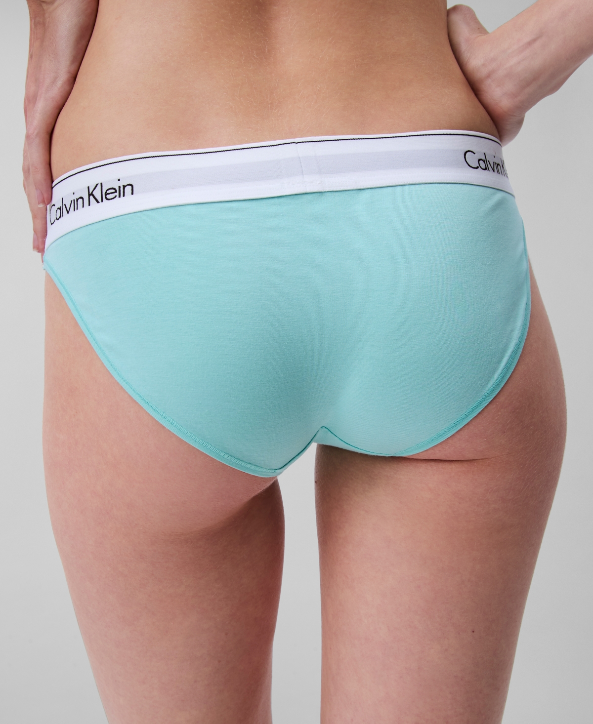 Shop Calvin Klein Women's Modern Cotton Bikini Underwear F3787 In Beau Blue