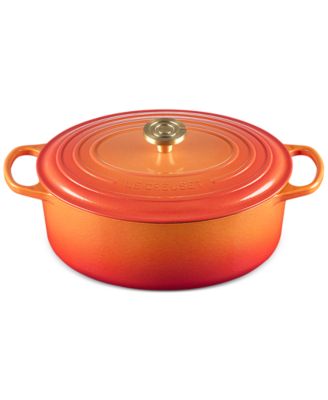 Signature 6.75-Qt. Flamme Dor&eacute;e Oval Oven with Crucible Knob - 100th Anniversary Edition