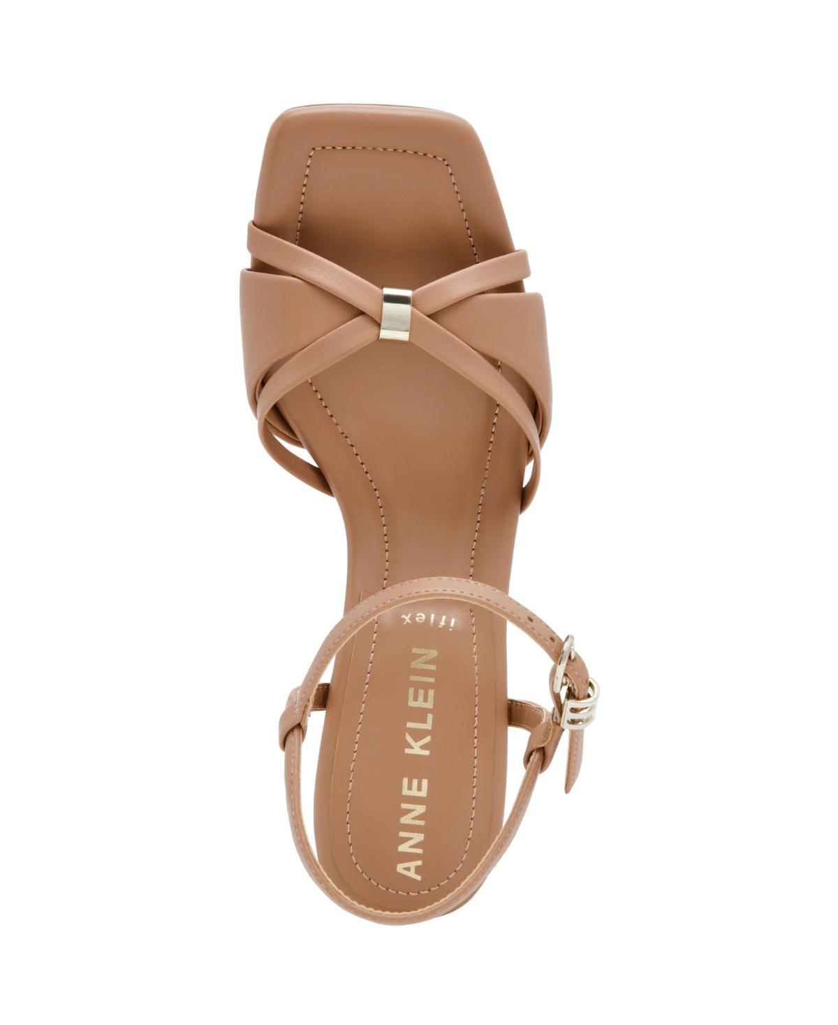 Anne Klein Jelena Ankle Strap Sandal In Tan