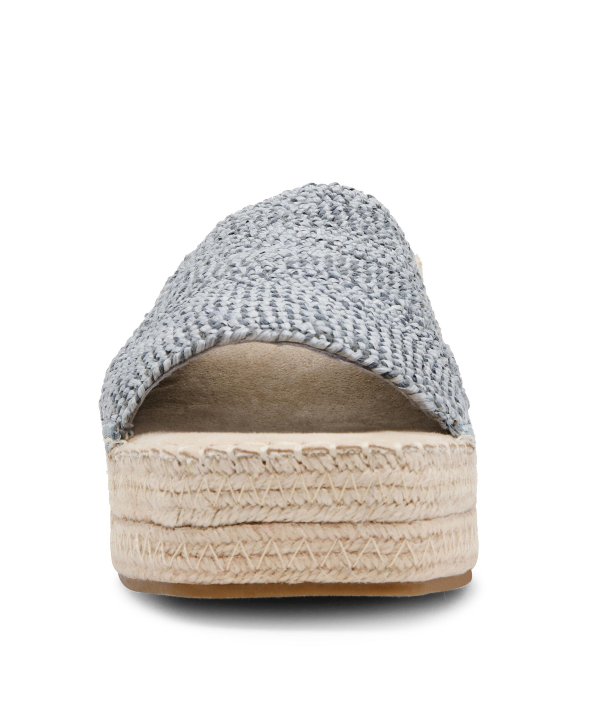 Anne Klein Cruz Platform Wedge Sandal In Light Blue