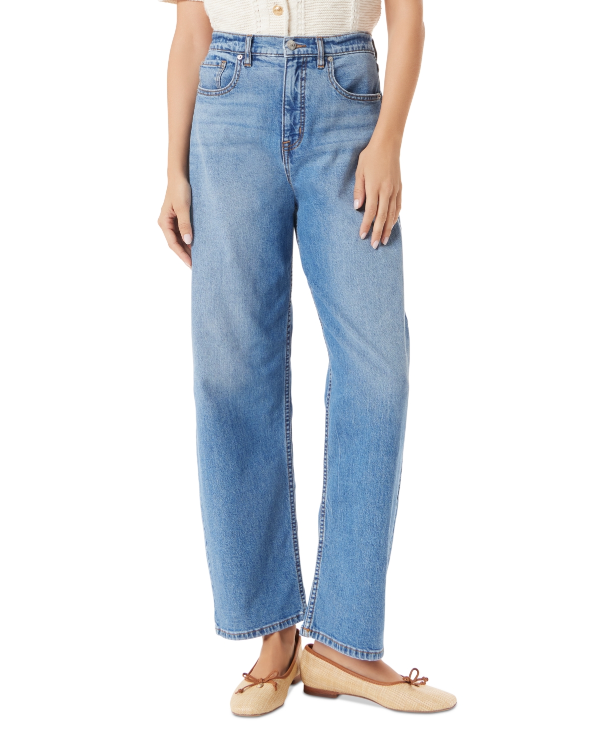 Women's High-Rise Barrel-Leg Jeans - Atlas Blue Wash